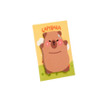 Selbstklebende Haftnotizen mit Capybara-Design (Mehrfarbig)