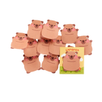 Selbstklebende Haftnotizen mit Capybara-Design (Mehrfarbig)