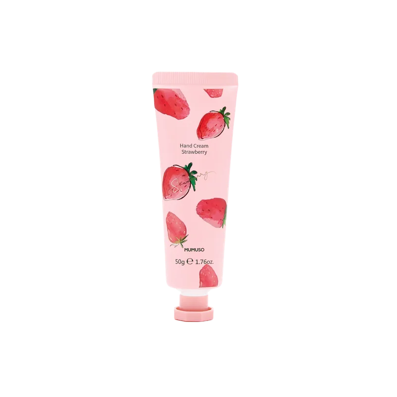 Handcreme mit Erdbeer-Design, 50 g (Rosa)