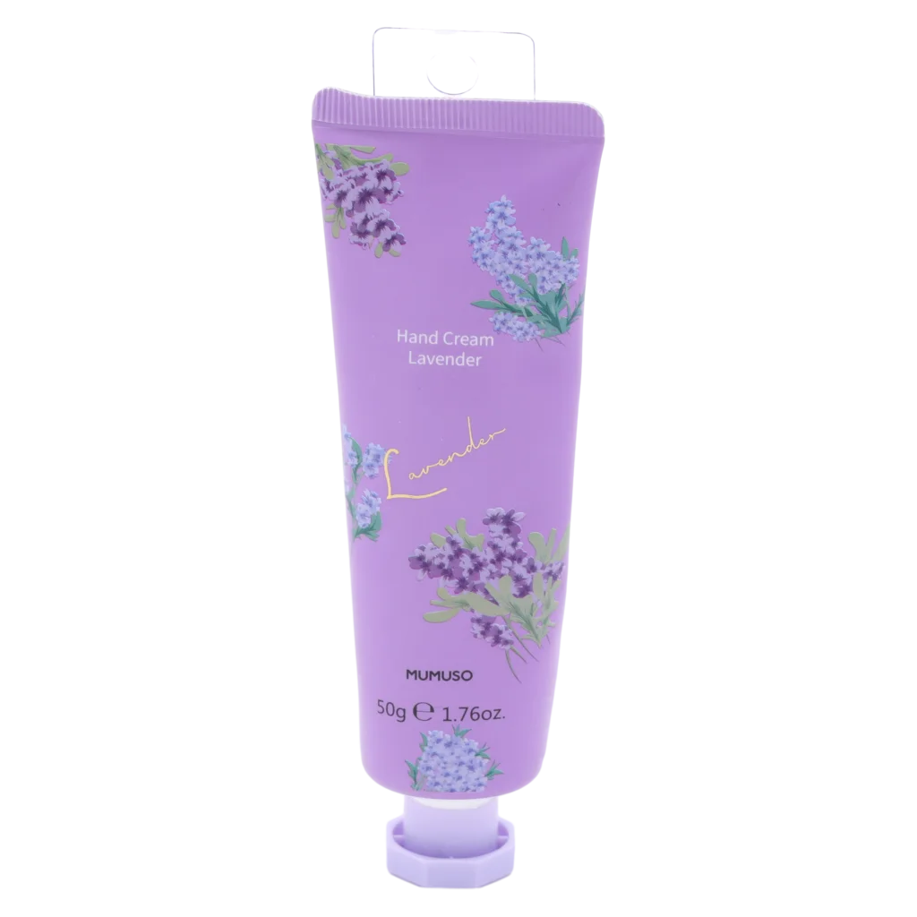 Handcreme mit Lavendelduft, 50 g im floralen Print (Lila)