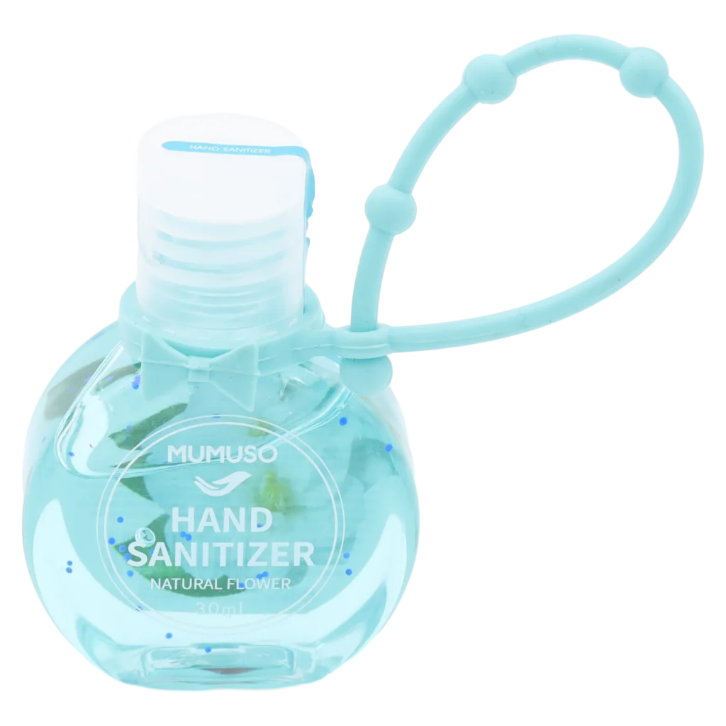 Parfümiertes Handdesinfektionsgel mit Gardenia-Extrakt, 30 ml (Türkis)