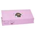Handspiegel in Herzform mit Katzen-Design (Rosa)
