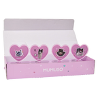 Handspiegel in Herzform mit Katzen-Design (Rosa)