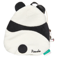 Handtuch mit Panda-Design für Kinder und Erwachsene (Weiß/Schwarz)