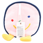 Handtuch aus Polyester mit Smiley-Design (Rosa)