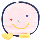Handtuch aus Polyester mit Smiley-Design (Rosa)