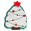 Handtuch mit Weihnachtsbaum-Design, ca. 45,8 g (Mehrfarbig)