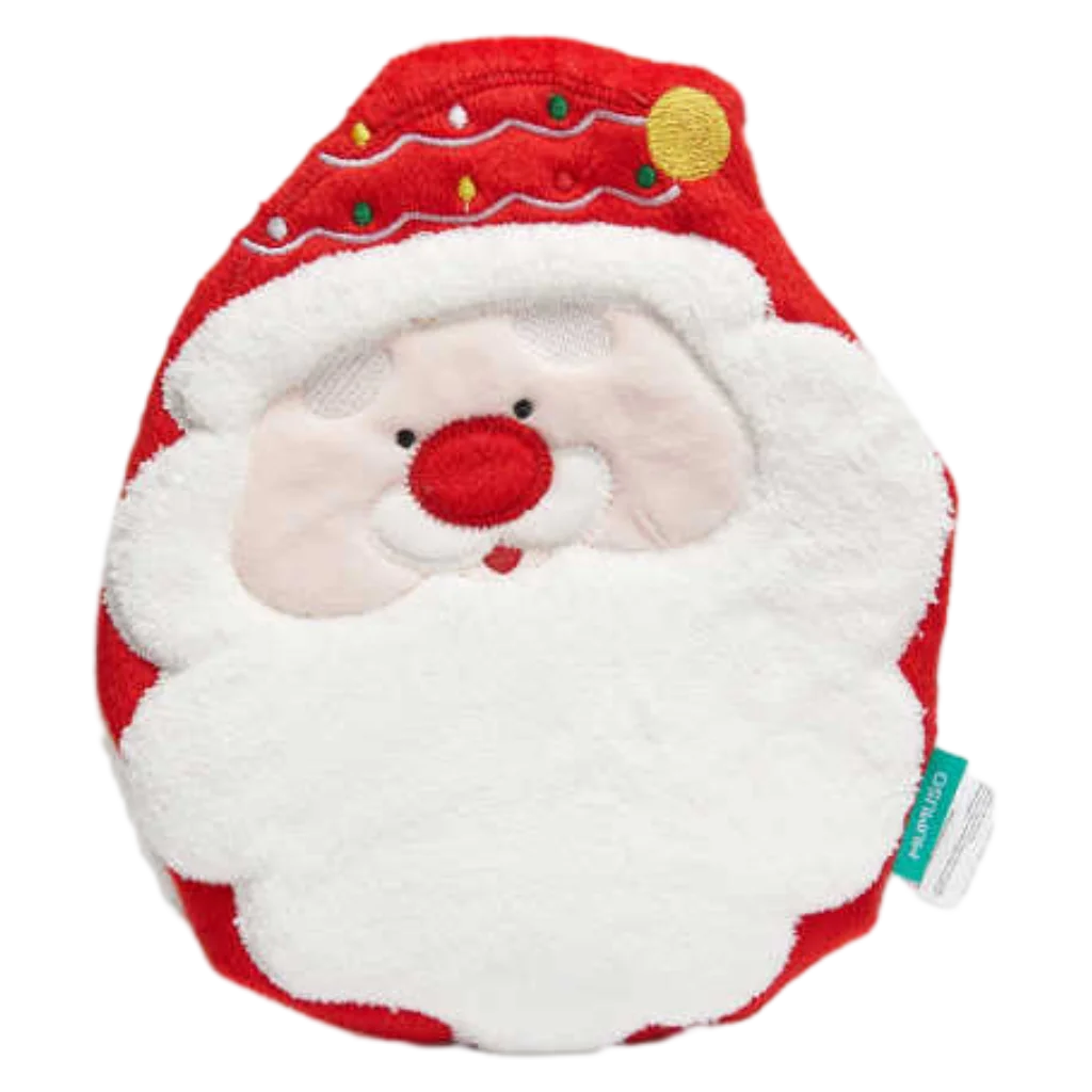 Handtuch mit Weihnachtsmann-Design für Kinder und Erwachsene (Rot/Weiß)