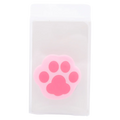 Faltbarer Handyhalter aus ABS &amp; Silikon mit Katzenpfoten-Design (Schwarz/Pink/Rosa)