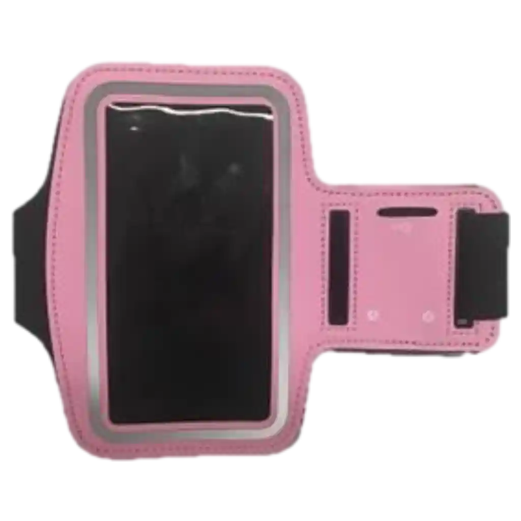 Sportarmband mit Displayfenster für Smartphone (Rosa)