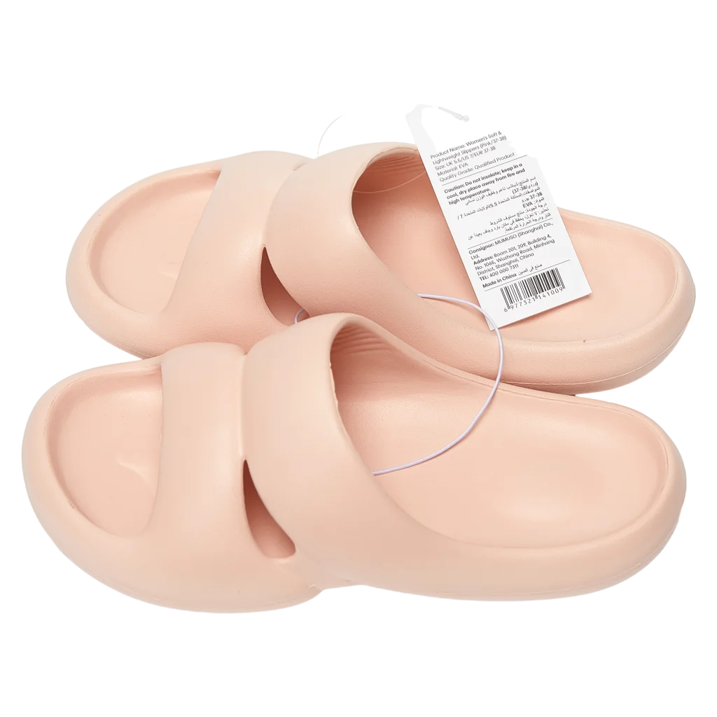 Hausschuhe aus EVA für Damen, Größe 37-38 (Rosa)
