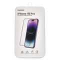 HD Panzerglas-Displayschutzfolie mit Sichtschutzfunktion für iPhone 15 Pro (Transparent)