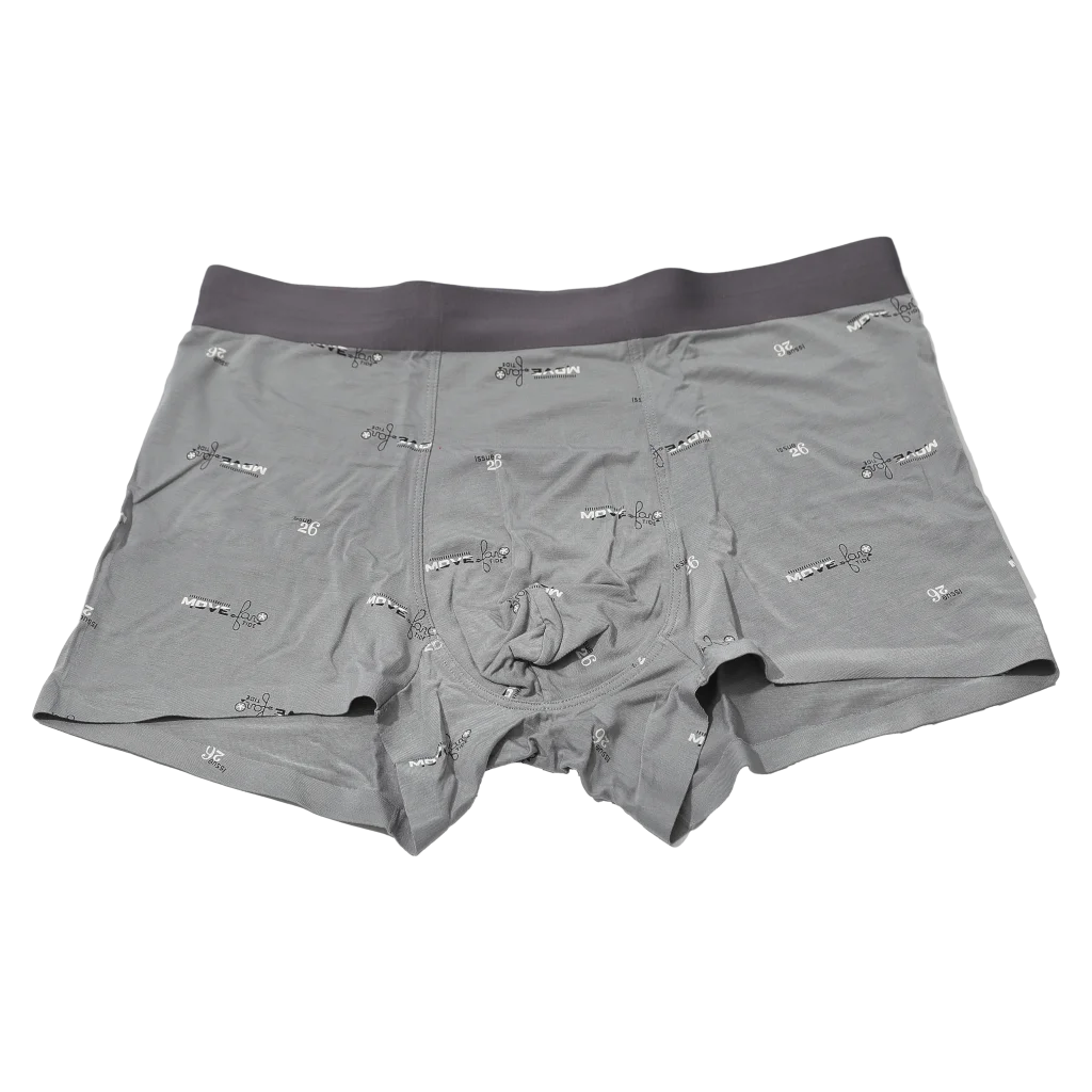 Herren Boxershorts mit Allover-Print (Dunkelgrau)