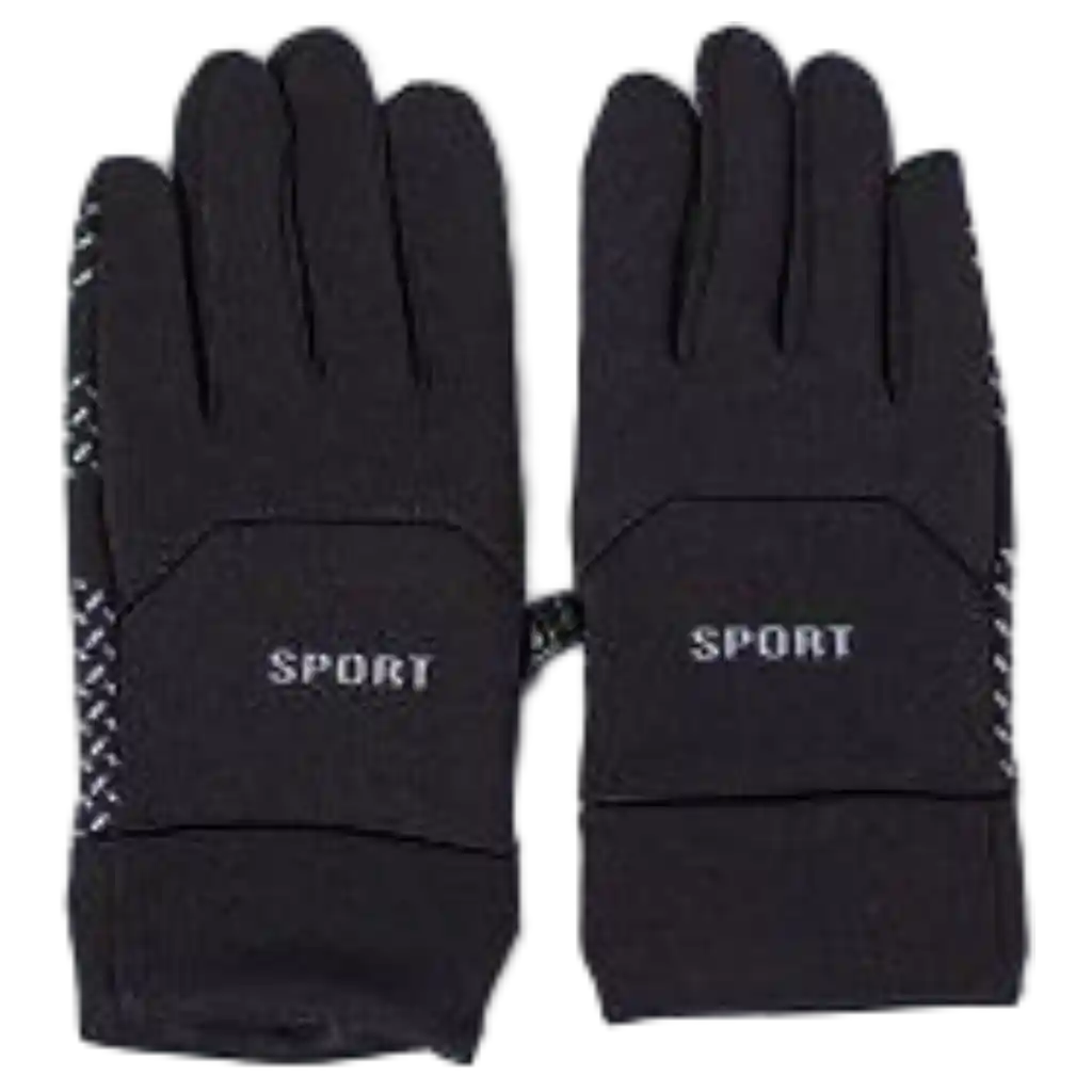 Sporthandschuhe Herren für Outdoor-Aktivitäten (Schwarz)