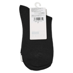 Herrensocken Mini-Crew aus Baumwollmix (Schwarz/Weiß)