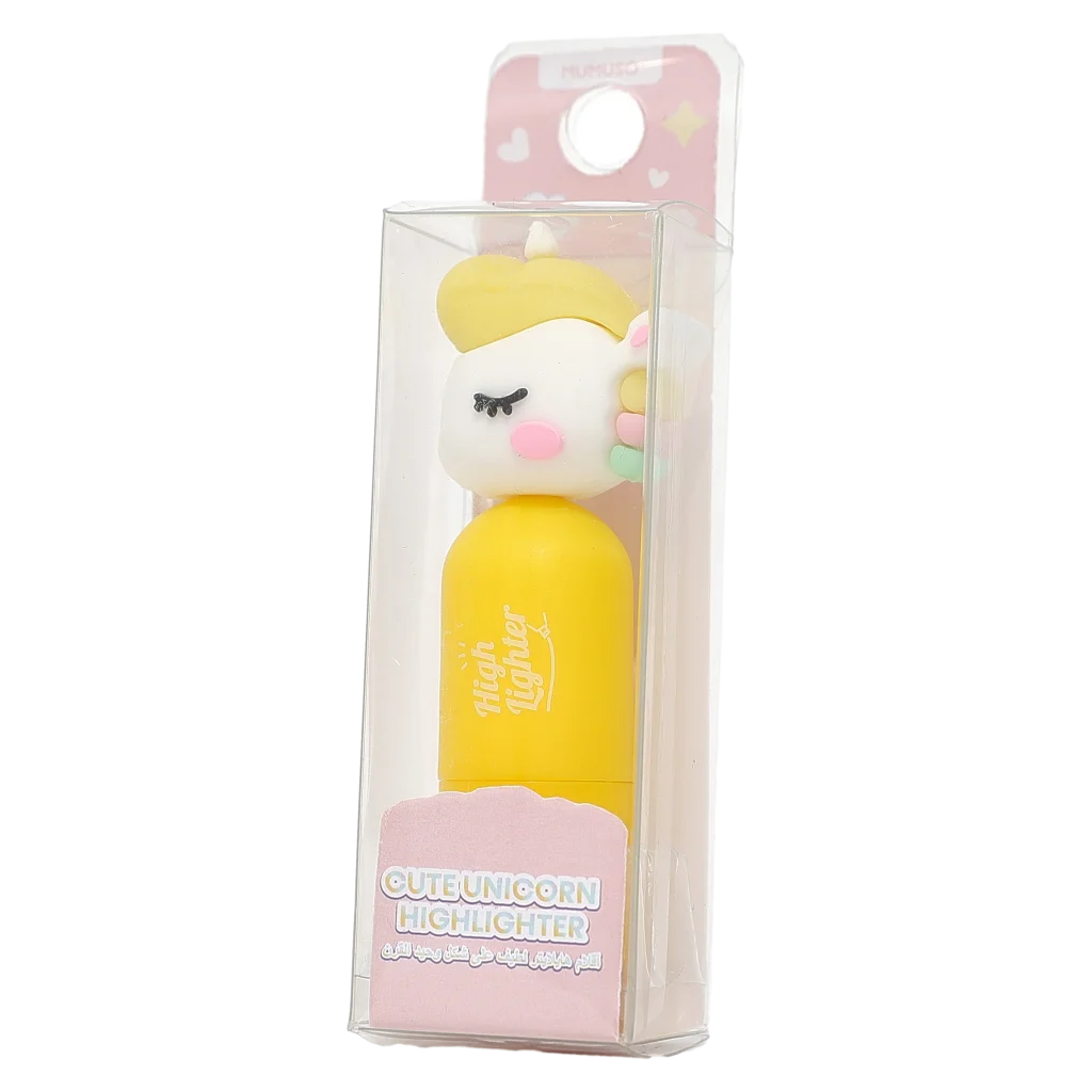 Highlighter mit Einhorn-Design für Schule und Büro (Mehrfarbig)