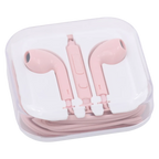 Leichte In-Ear-Kopfhörer aus ABS/TPE mit Kabelsteuerung (Rosa)