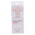 Leichte In-Ear-Kopfhörer aus ABS/TPE mit Kabelsteuerung (Rosa)