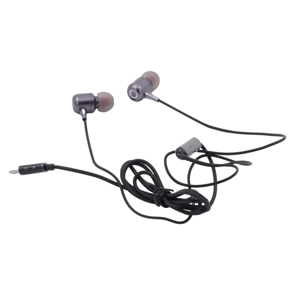 In-Ear-Kopfhörer mit Lightning-Anschluss, Metall/TPE (Schwarz)