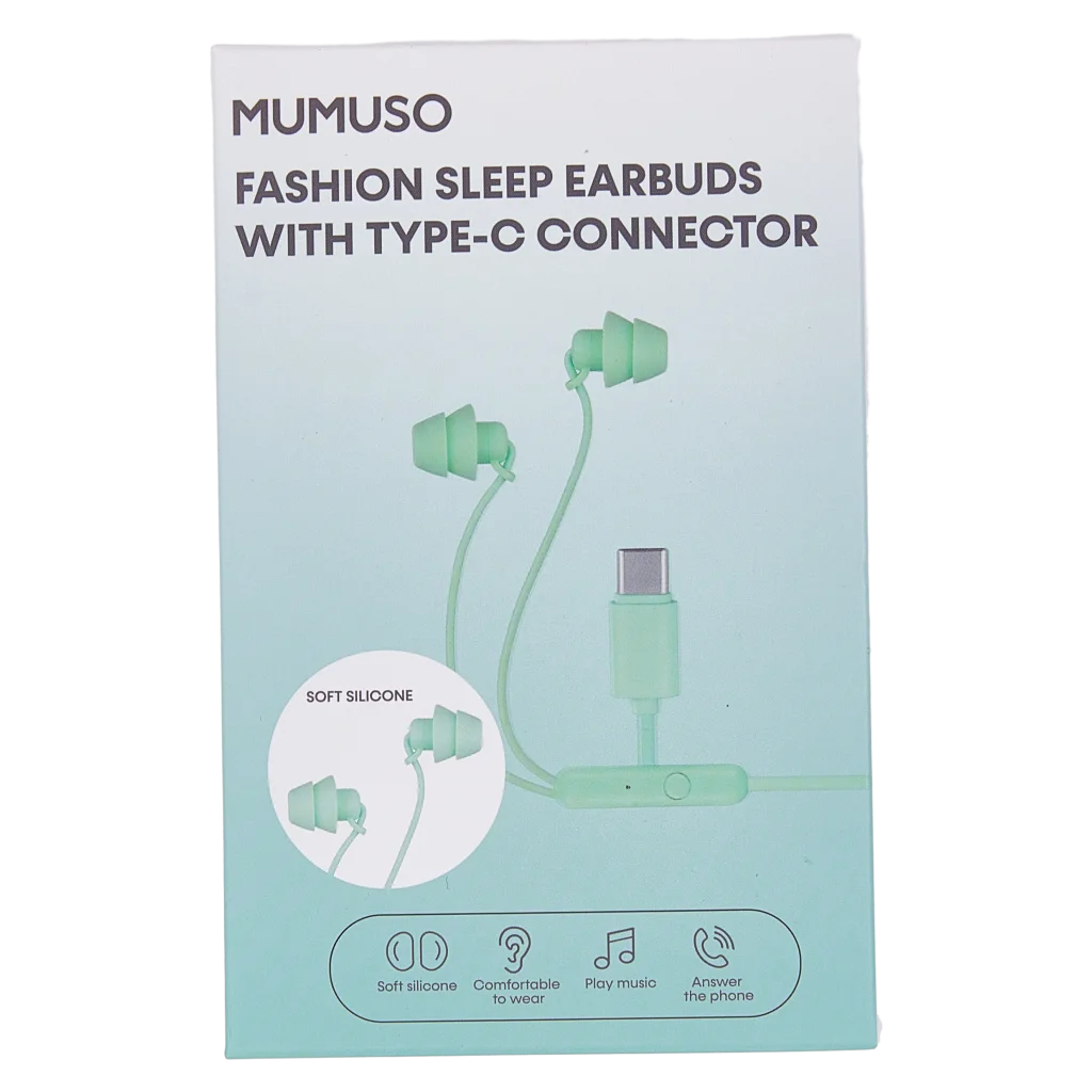 In-Ear-Kopfhörer aus Silikon mit USB-C-Anschluss (Grün)