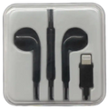In-Ear Kopfhörer mit Lightning-Anschluss aus ABS/TPE (Schwarz)