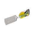 Ingwerreibe aus Polypropylen und Edelstahl mit ergonomischem Griff (Grün)