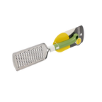 Ingwerreibe aus Polypropylen und Edelstahl mit ergonomischem Griff (Grün)