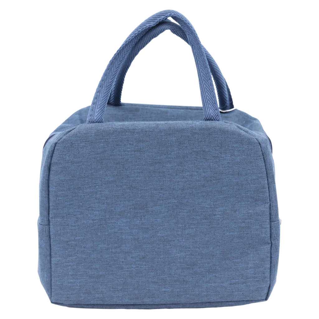 Isolierte Lunch-Bag mit Tragegriff, kompakt (Navyblau)