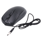 Kabelgebundene Maus mit USB-Anschluss für PC und Laptop (Schwarz)