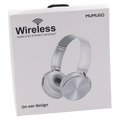 Kabellose On-Ear-Kopfhörer aus ABS und PVC für Musikgenuss (Weiß)