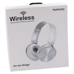 Kabellose On-Ear-Kopfhörer aus ABS und PVC für Musikgenuss (Weiß)