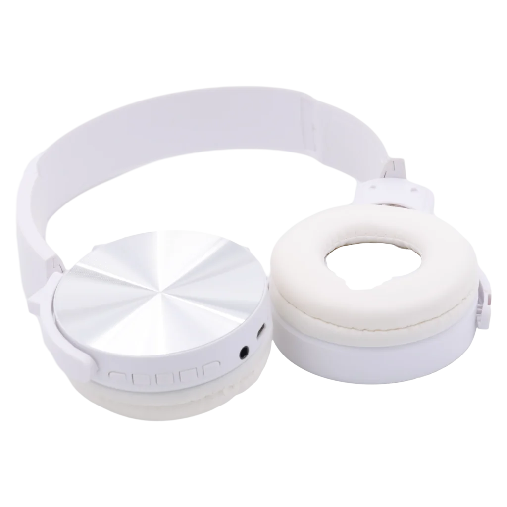 Kabellose On-Ear-Kopfhörer aus ABS und PVC für Musikgenuss (Weiß)