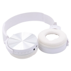 Kabellose On-Ear-Kopfhörer aus ABS und PVC für Musikgenuss (Weiß)