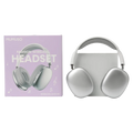 Kabelloses Headset aus Kunststoff für Musik und Anrufe (Weiß)