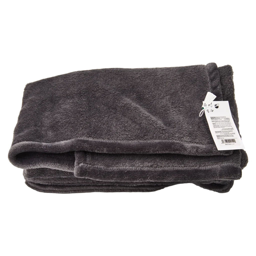 Kapuzen-Decke aus Polyester mit Katzen-Design (Grau)