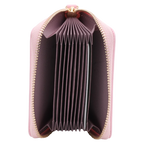 Kartenetui mit 3D-Blumen-Design zur Aufbewahrung (Rosa)
