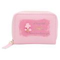 Kartenetui mit 3D-Blumen-Design zur Aufbewahrung (Rosa)