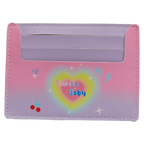 Kartenhalter mit Herz-Design, schlankes Format (Pink/Türkis)