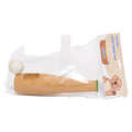 Kauspielzeug aus Naturkautschuk für Hunde im bowlingähnlichen Design (Beige)
