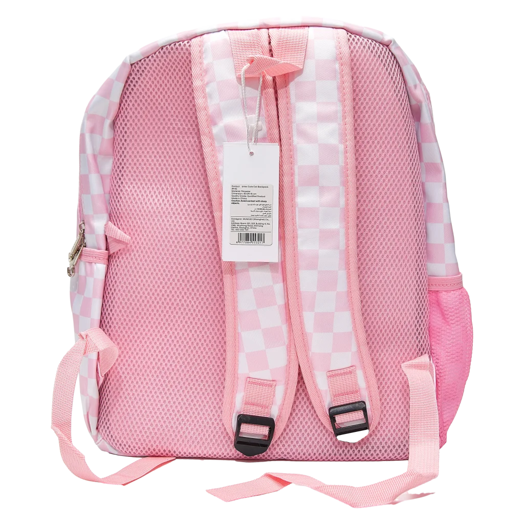 Kinder-Rucksack mit Katzen-Design, leicht &amp; vielseitig (Rosa)
