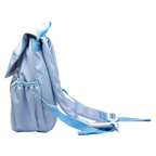 Kinder-Rucksack mit Kordeldetail, verstellbaren Trägern (Blau/Hellblau)
