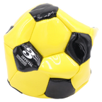 Kinder Fußball Größe 3 aus PVC-Leder (Gelb/Schwarz)