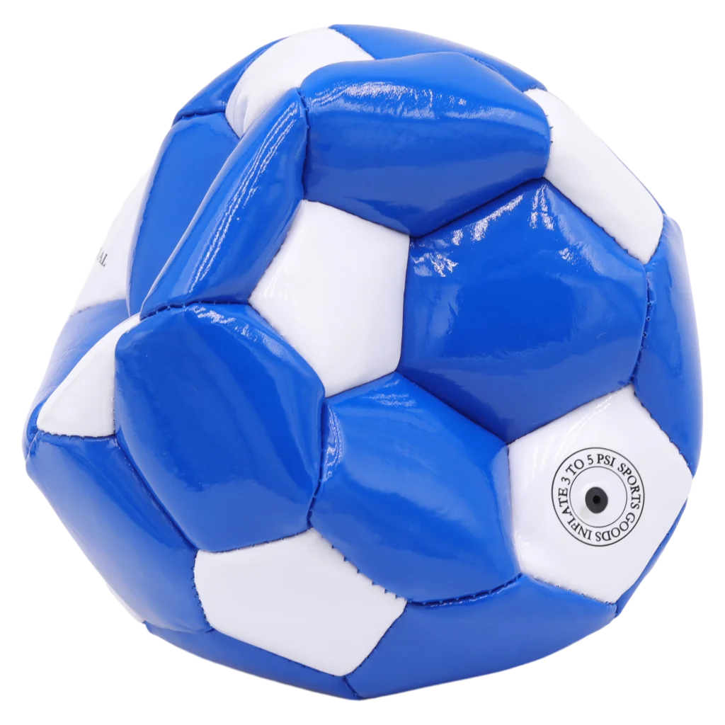 Kinderfußball aus PVC-Kunstleder, Größe 3 (Blau/Weiß)