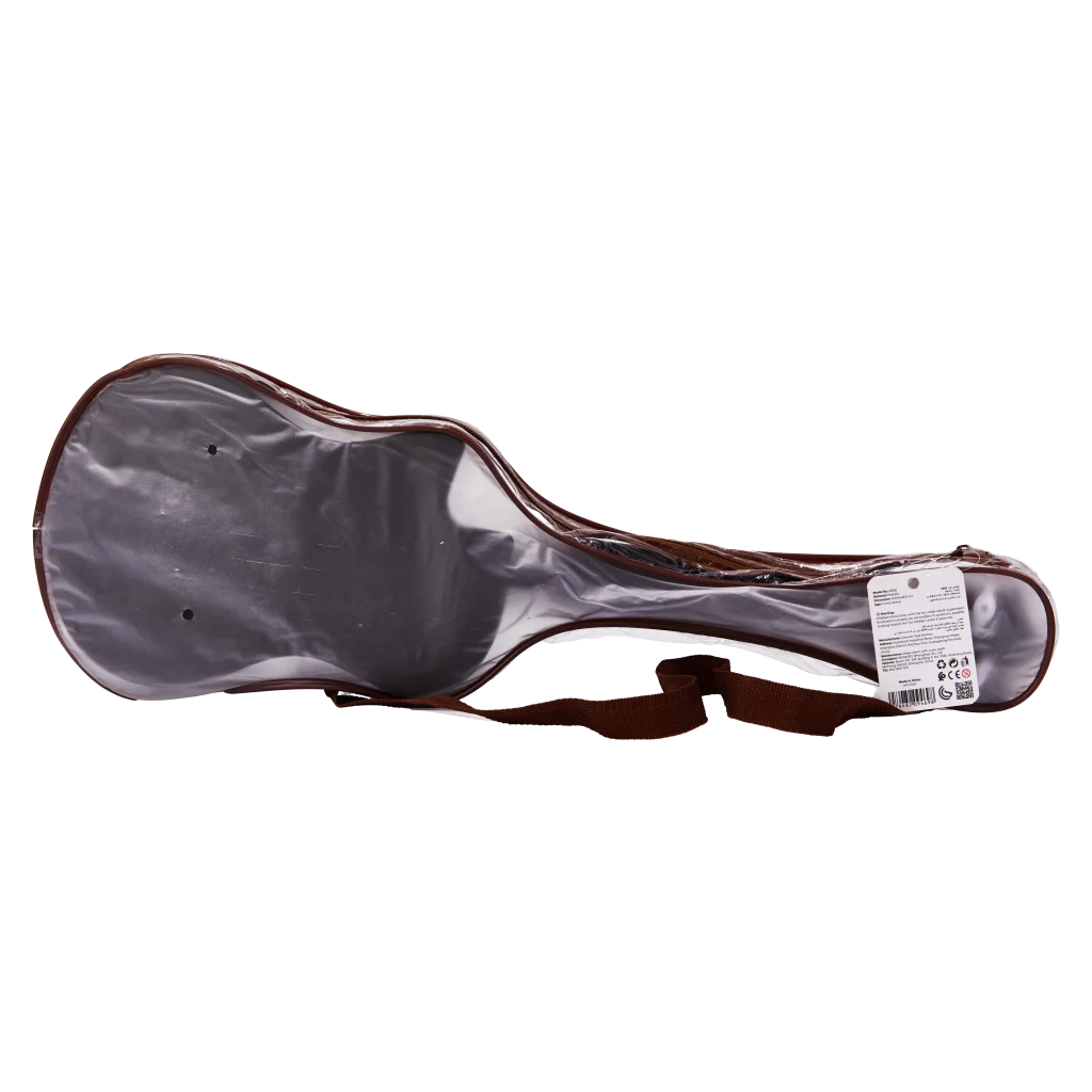 Klassische Kindergitarre aus Basswood und Birke mit Print-Design (Rot/Grün)