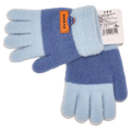 Kinder-Strickhandschuhe mit Dinosaurier-Design (Blau/Hellblau)