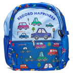 Kinderrucksack mit Auto-Design für Kinder (Blau)