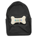 Kinderrucksack mit Knochen-Design (Schwarz)