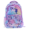 Kinderrucksack aus Köperstoff mit Einhorn-Design, 360 g (Mehrfarbig)