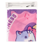 Kinderschürze aus Polyester mit Katzen-Design (Rosa/Lila)