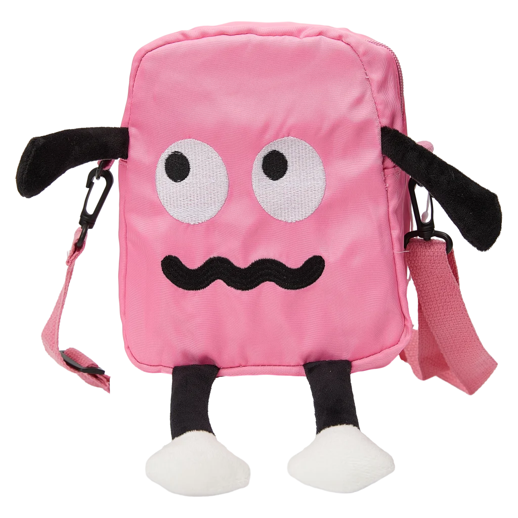 Kinder Schultertasche aus Polyester mit Cartoon-Design (Pink)